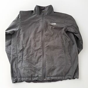 The North Face Men's Chromium Apex WindWall Soft‎ Shell Jacket Large Gray